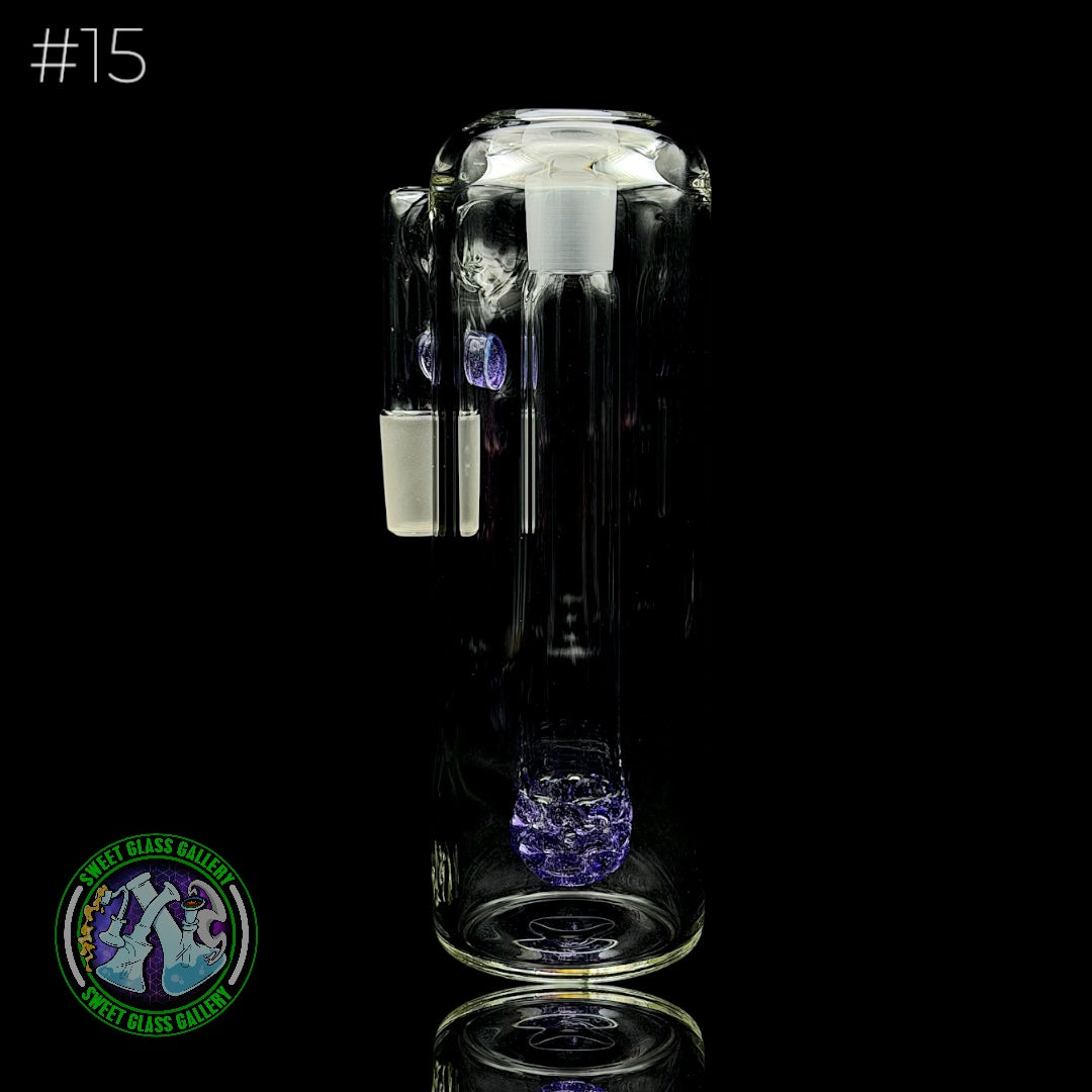 Fluid Glass - Ash Catcher 14mm  #15 (Purple Lollipop)