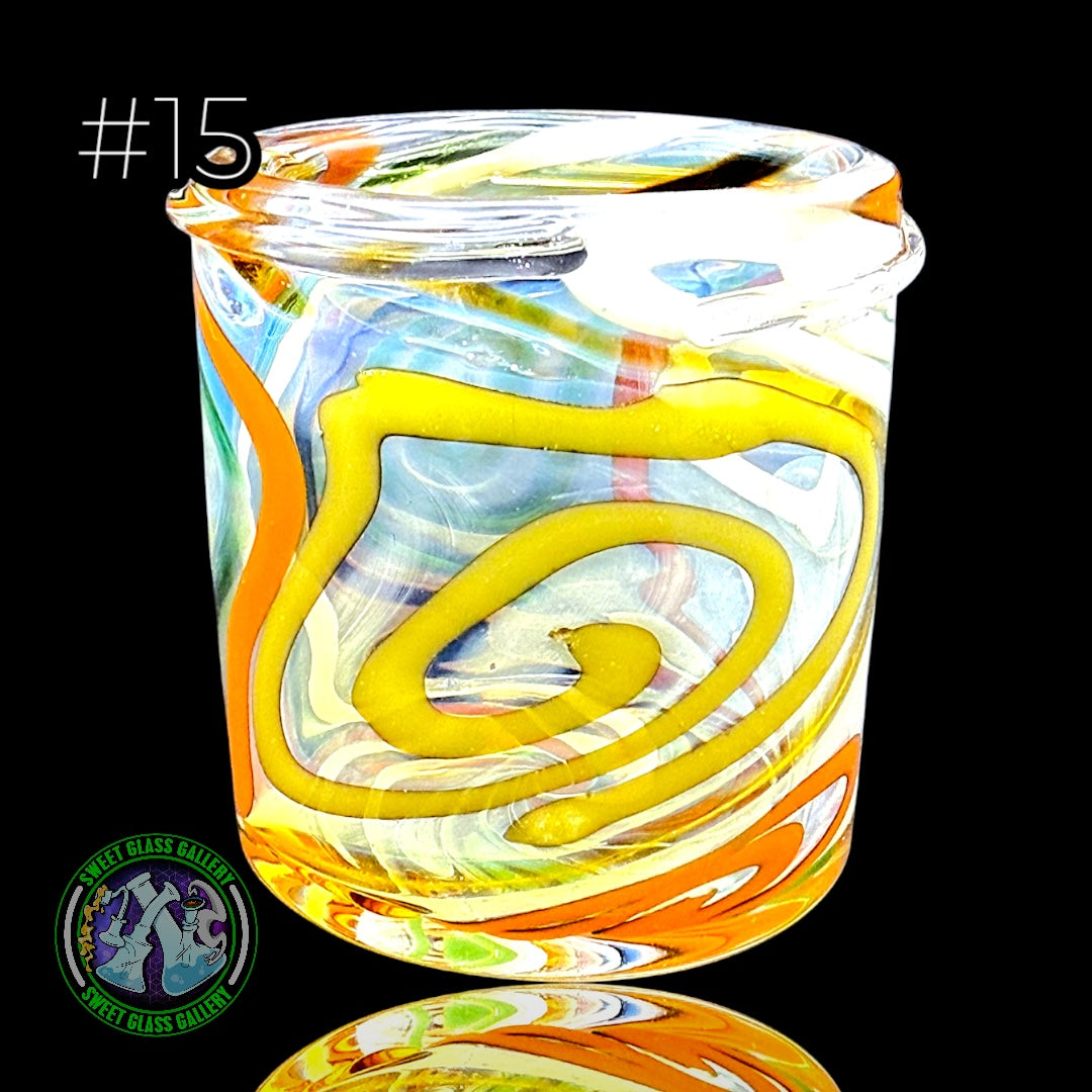 Ben’s Glass Art - Baller Jar #15 - X-Large Inside Out Tech