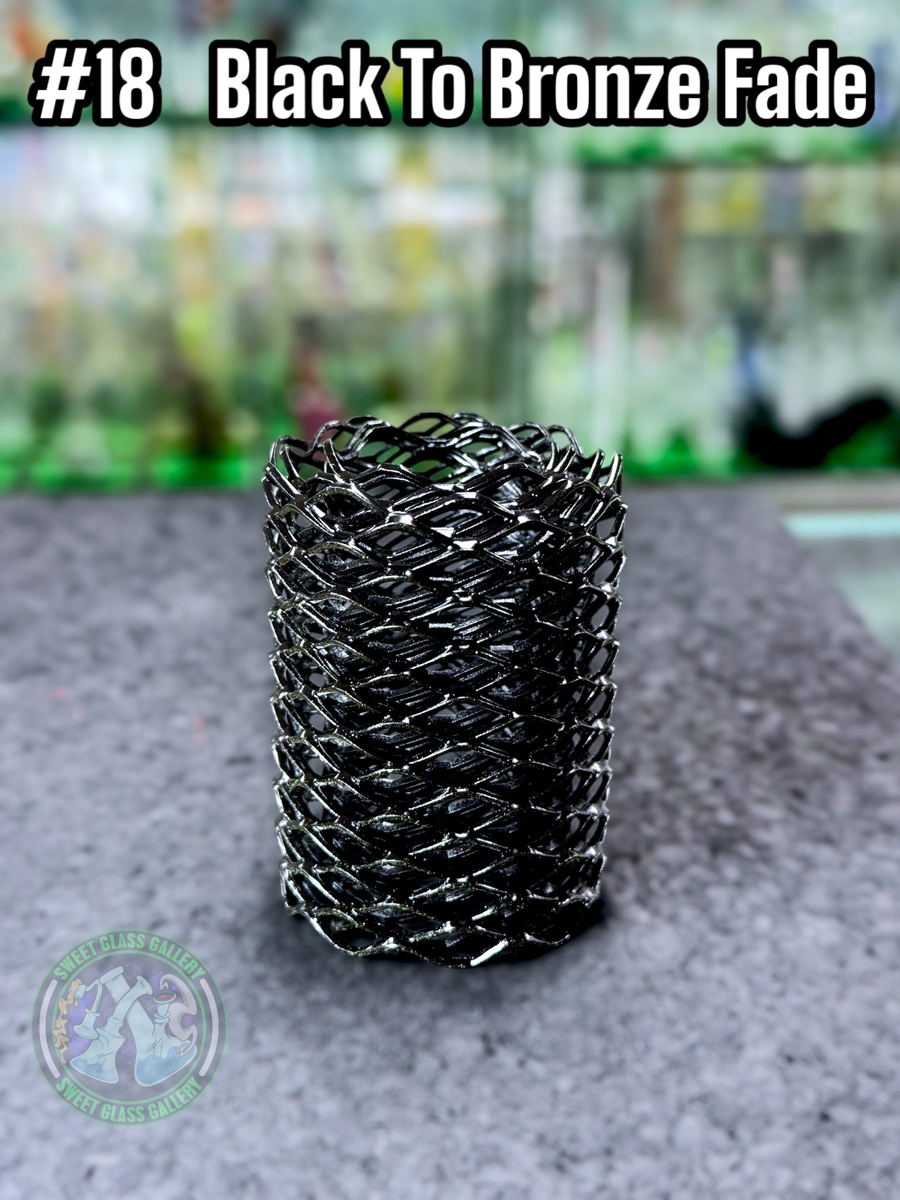 Heat Cage - Blazer GT8000 Torch Guard #18 - Black To Bronze Fade