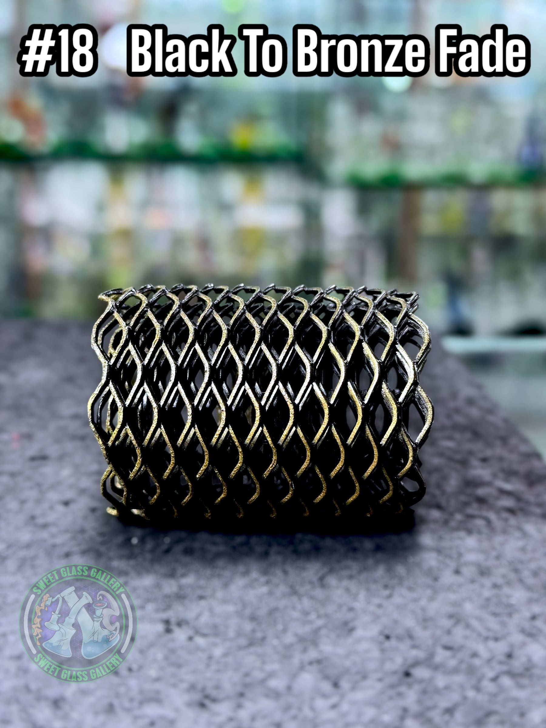 Heat Cage - Blazer GT8000 Torch Guard #18 - Black To Bronze Fade