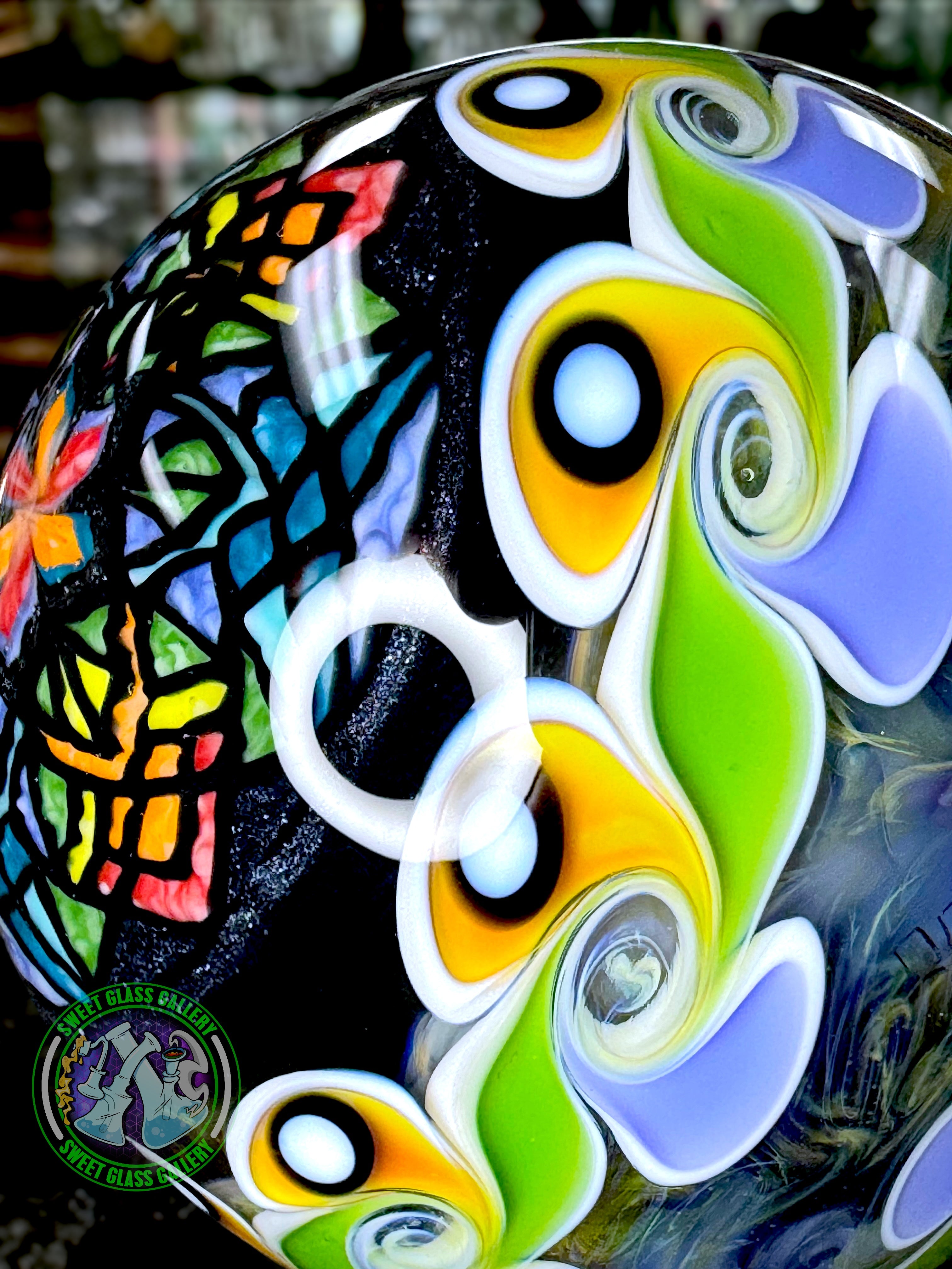 Dew Glass - Collectors Marble 62mm 2.5” #1