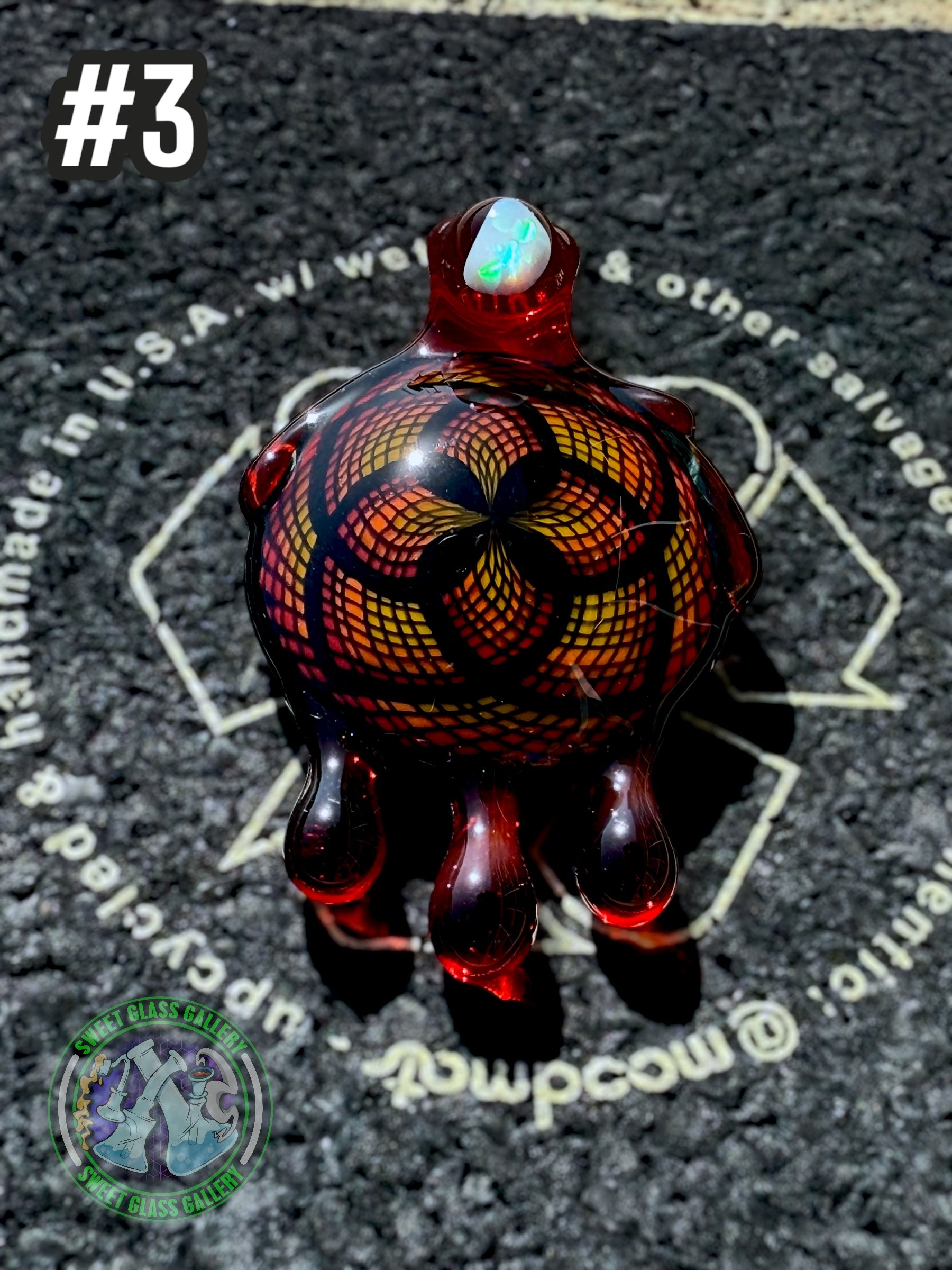Takoda Madrona - Pendant #3 - Drippy Fillacello