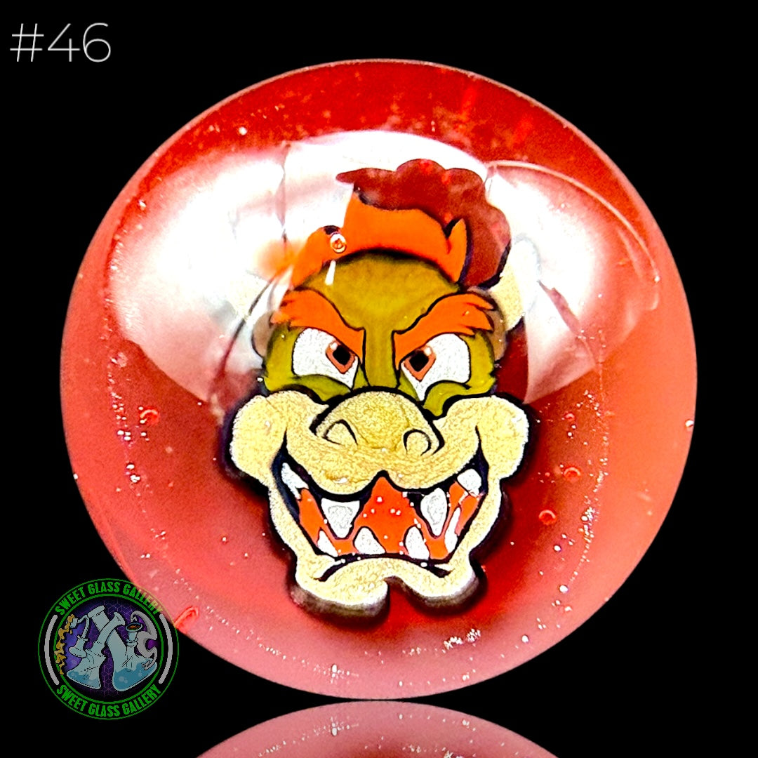 Keys Glass - Marble #46 (Bowser - Super Mario Bros)