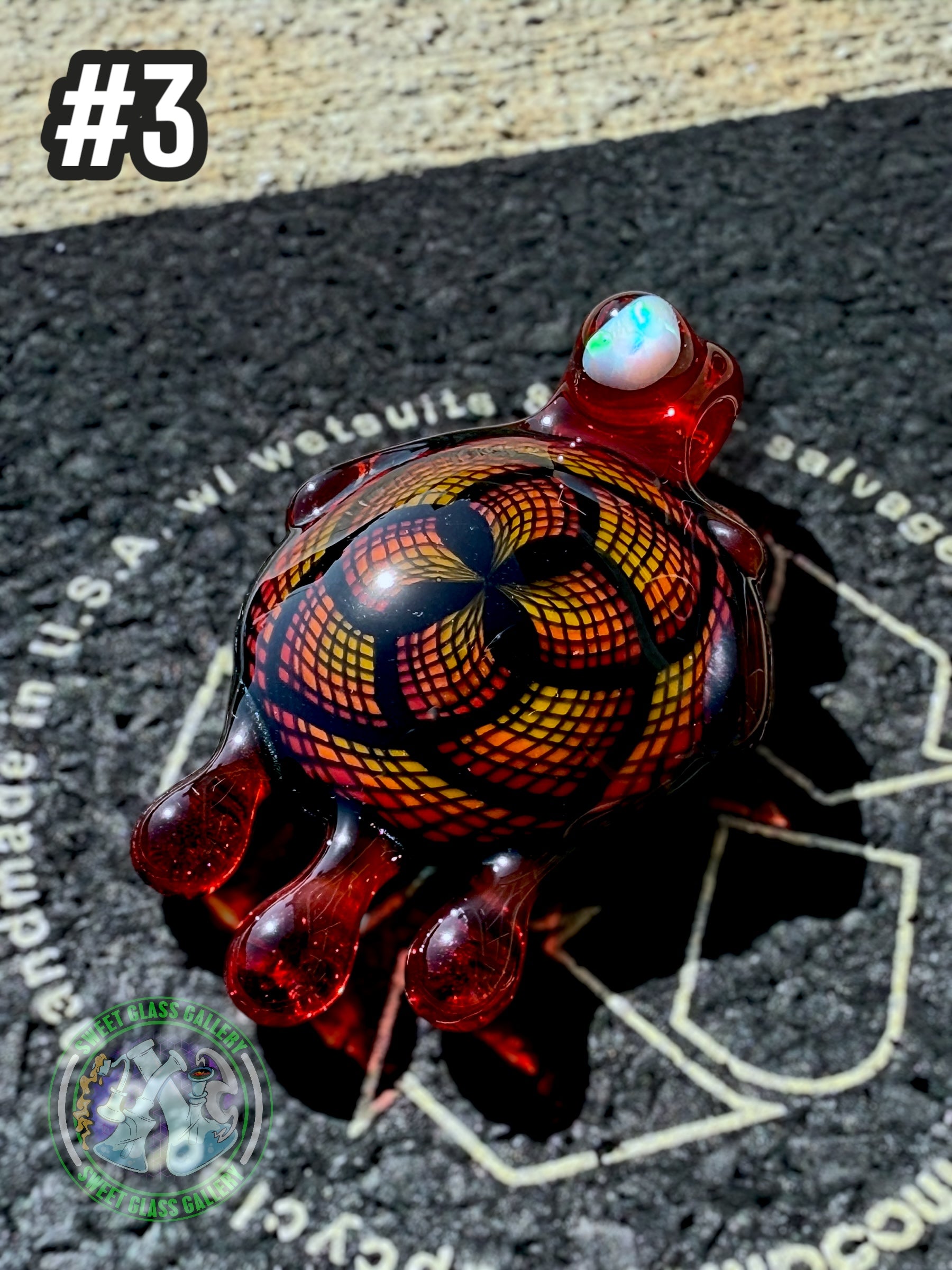 Takoda Madrona - Pendant #3 - Drippy Fillacello