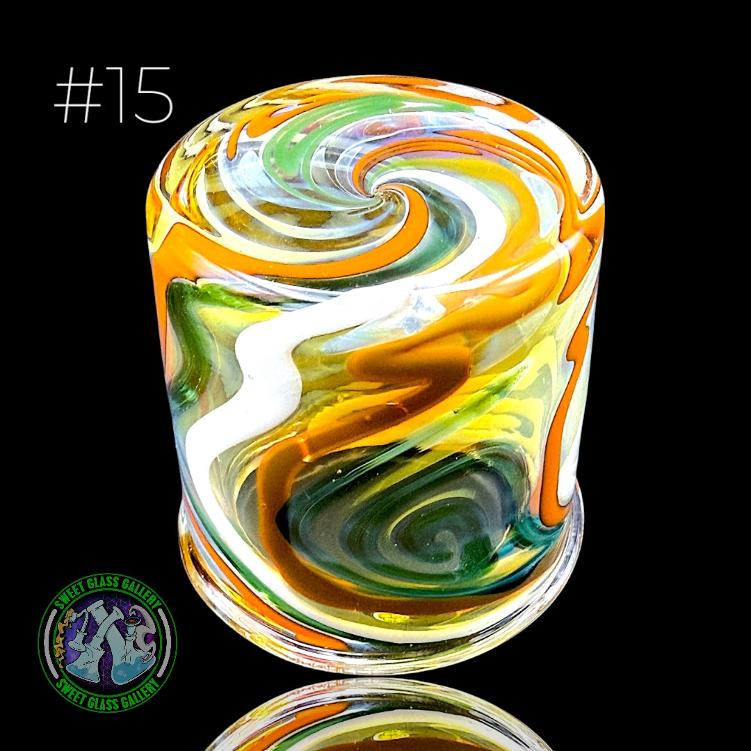Ben’s Glass Art - Baller Jar #15 - X-Large Inside Out Tech