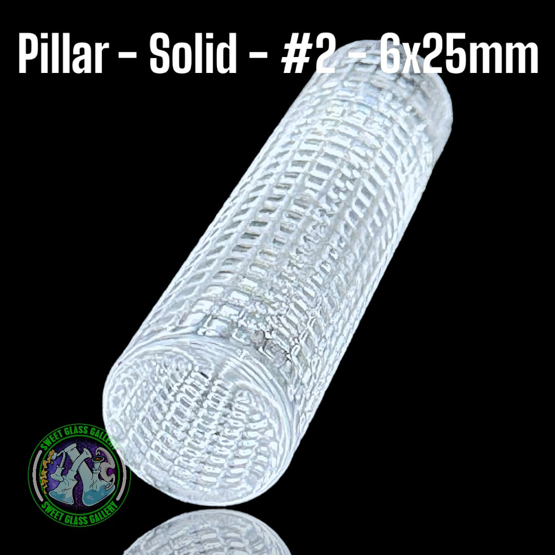 GeeWest - Pillar #2 - 6x25mm Solid Engraved Quartz