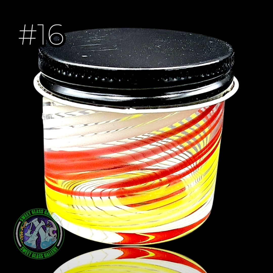 Ben’s Glass Art - Baller Jar #16 - X-Large Inside Out Tech