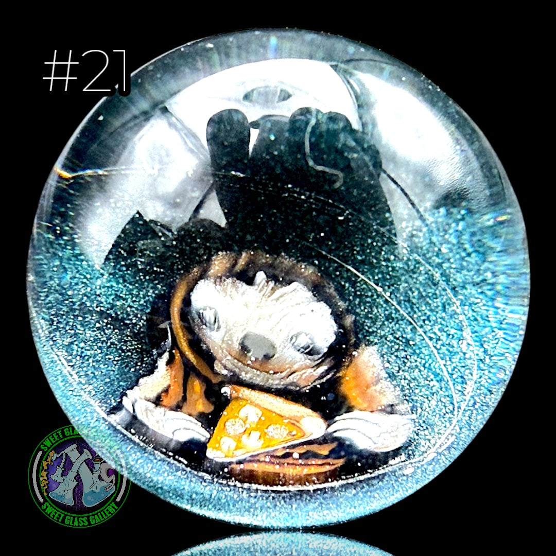 Keys Glass - Marble #21 (Sloth Pizza)