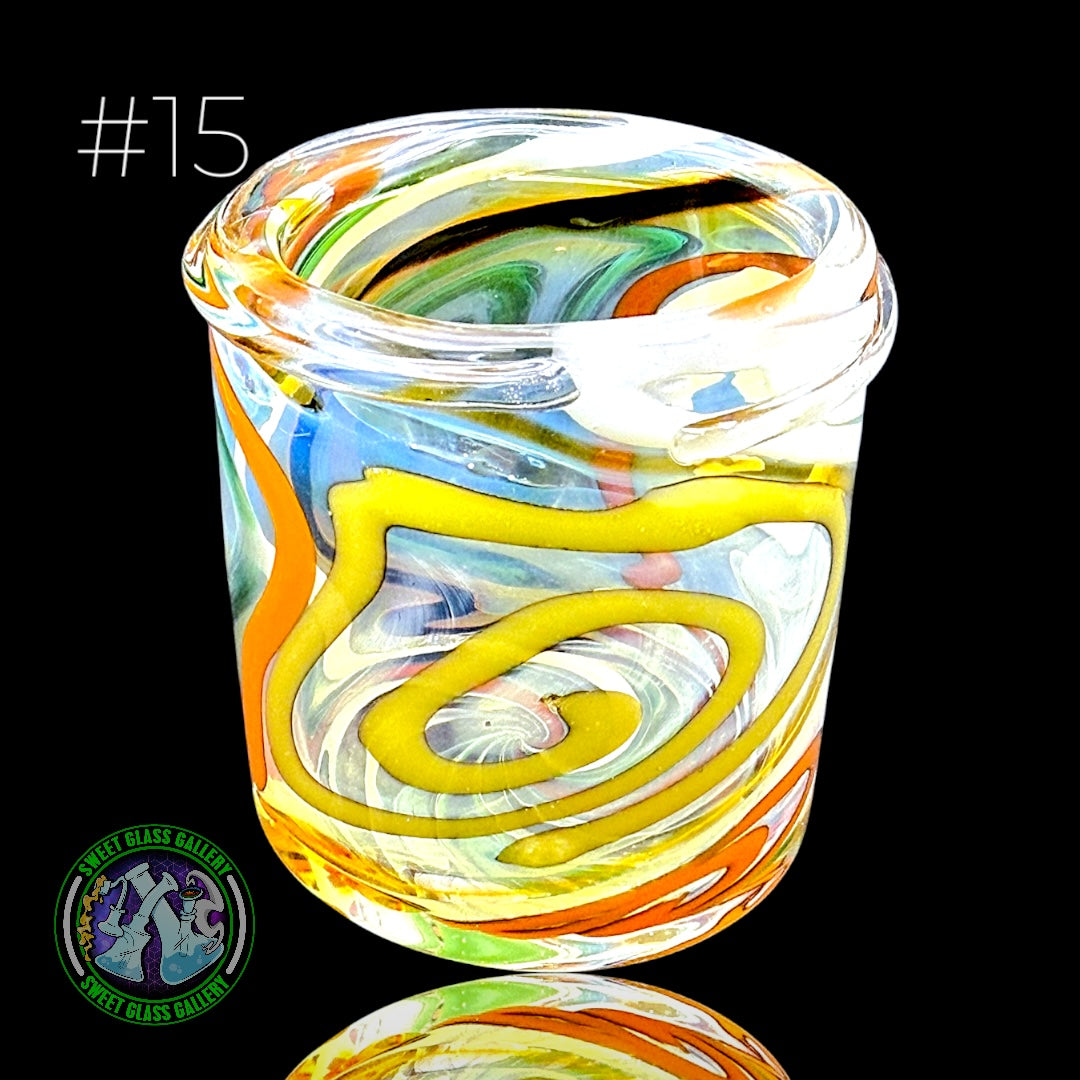 Ben’s Glass Art - Baller Jar #15 - X-Large Inside Out Tech