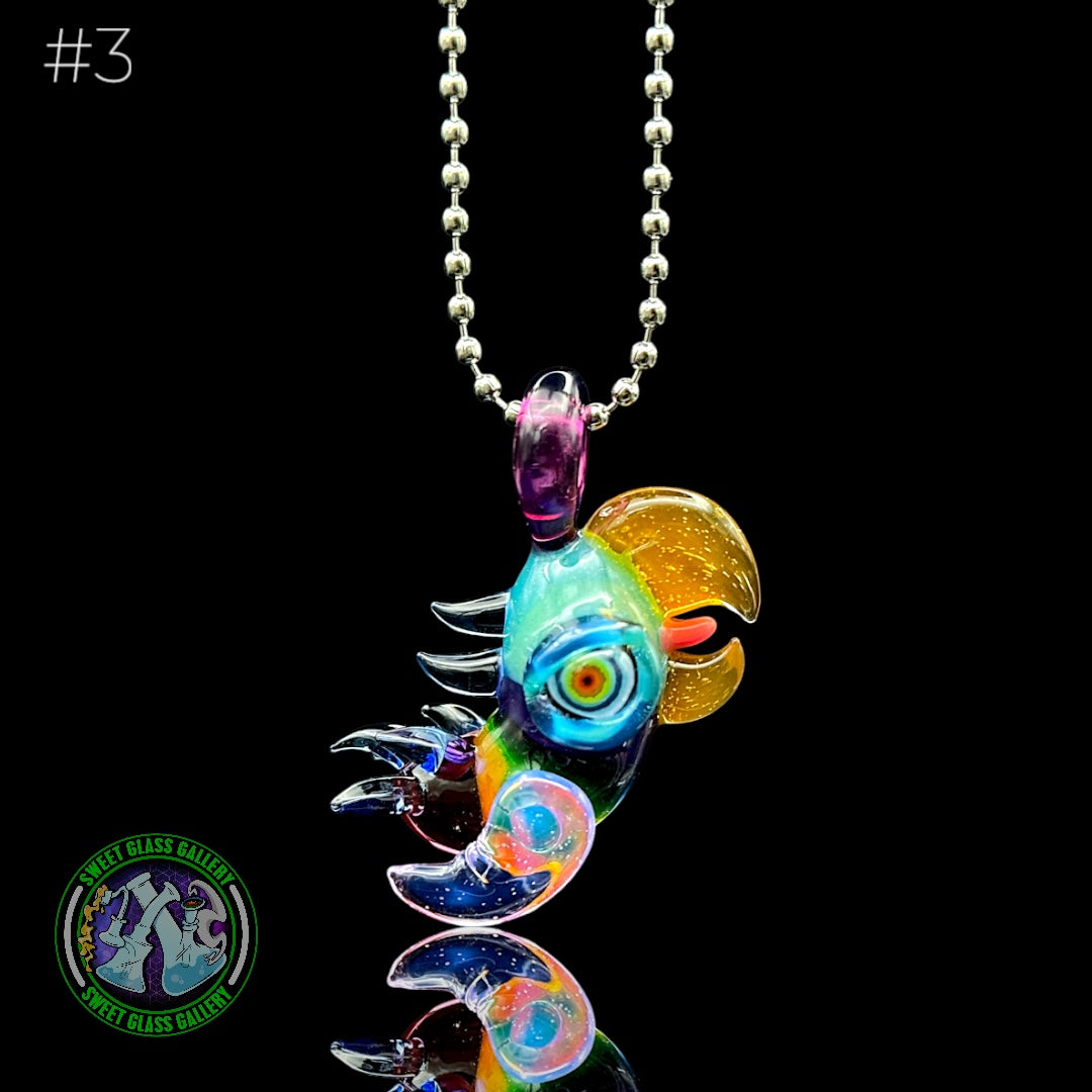 RJ Glass - Pendant - Bird #3