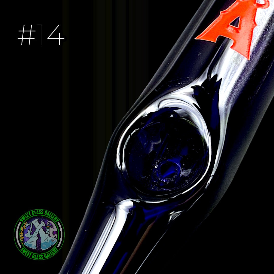 Daniel's Glass Art - Dry Pipe #14 - Baseball Bat (Los Angeles Angels)