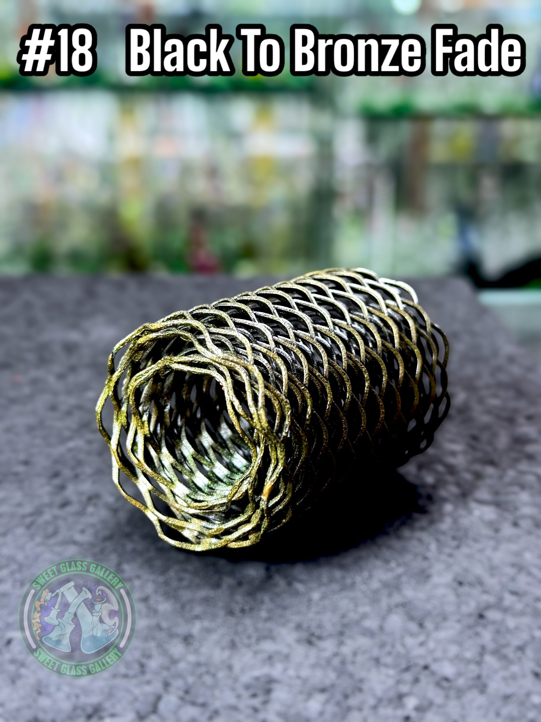 Heat Cage - Blazer GT8000 Torch Guard #18 - Black To Bronze Fade