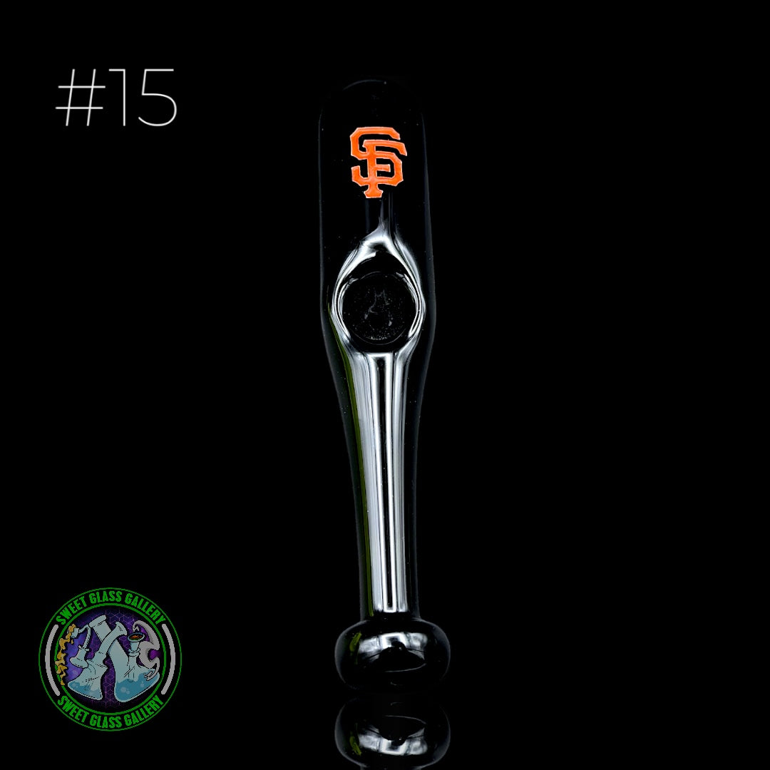 Daniel's Glass Art - Dry Pipe #15 - Baseball Bat (San Fransisco Giants)