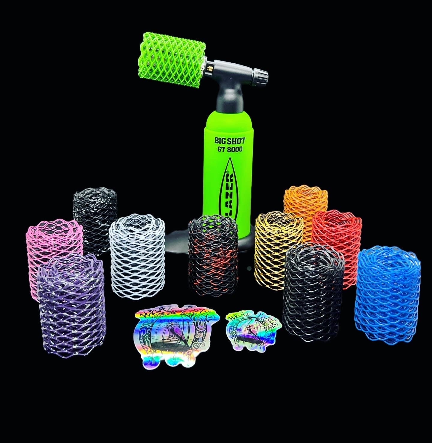 Heat Cage - Blazer GT8000 Torch Guard #19 - Green To Pink Fade