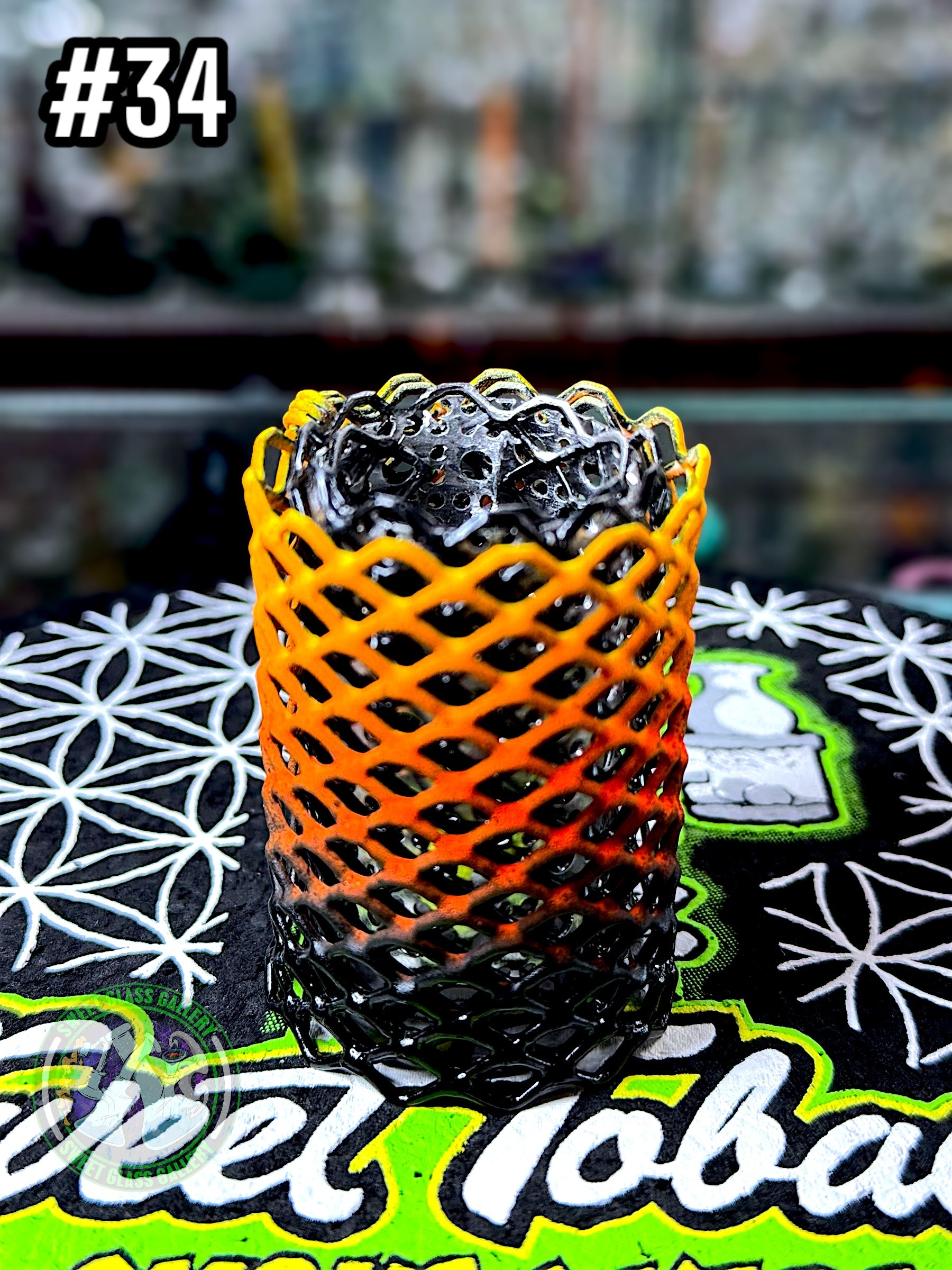 Mamba Guardzz - Heat Cage #34 Blazer GT8000 Guard (Black & Matte Orange Fade)