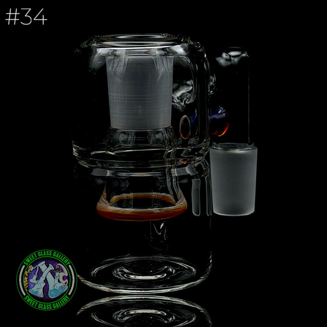 Fluid Glass - Ash Catcher 18mm - Dry #34 (Amber Purple)