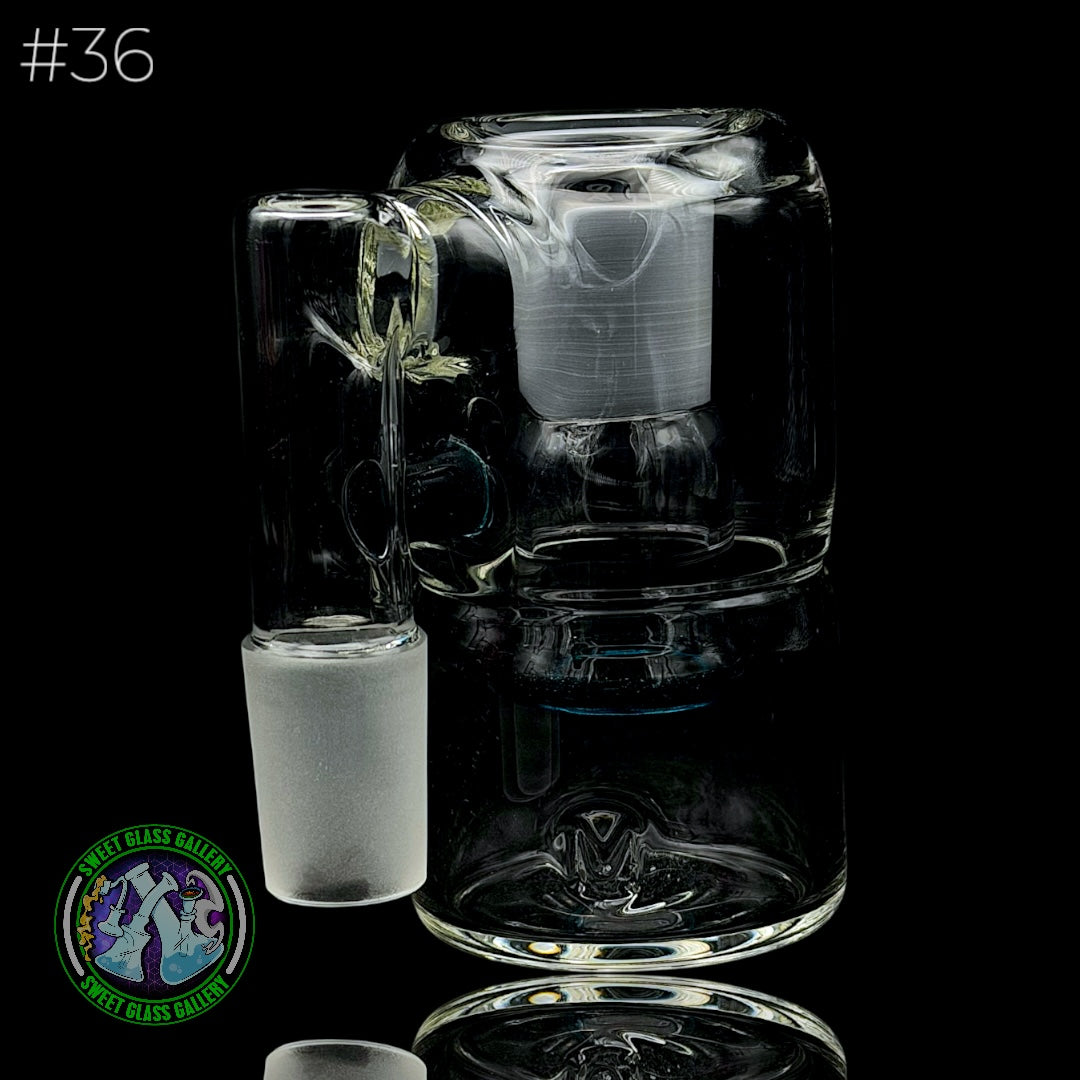 Fluid Glass - Ash Catcher 18mm - Dry #36 (Blue Stardust)