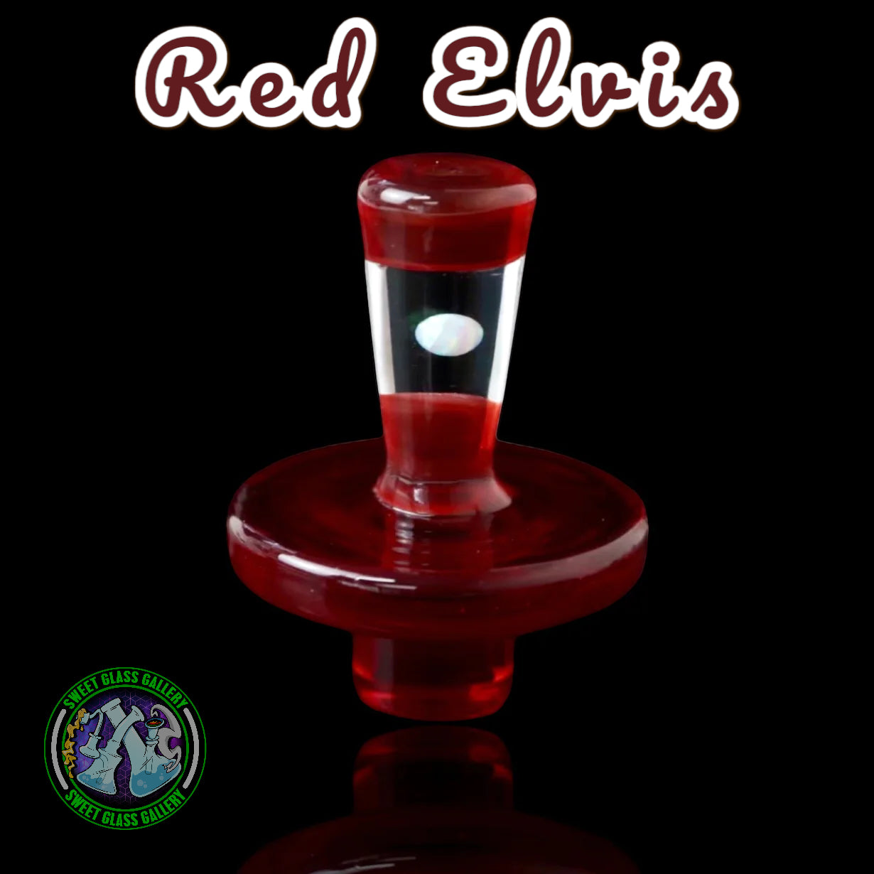Camp Fire Quartz - Encased Opal Slurper Cap (Red Elvis)