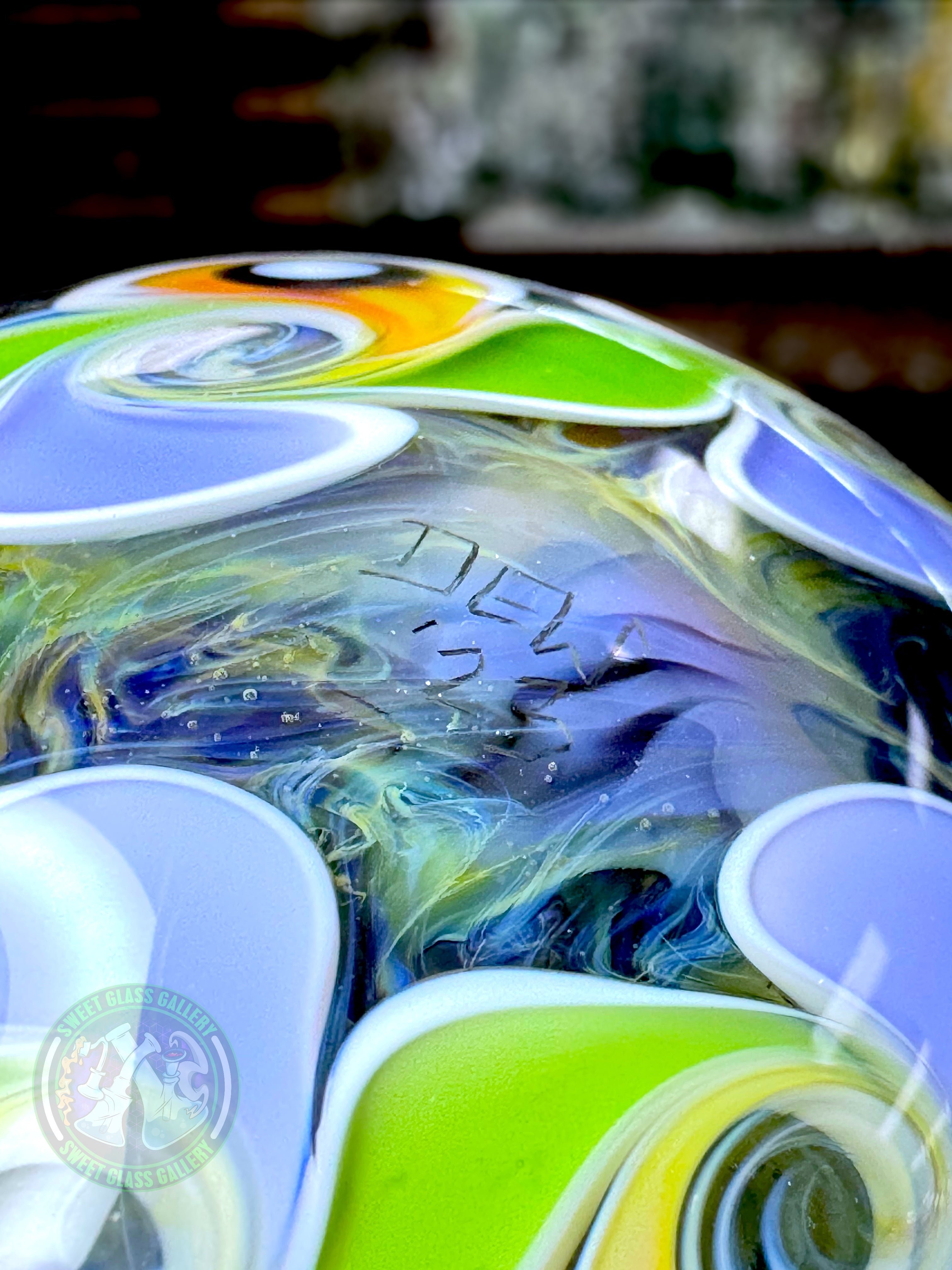 Dew Glass - Collectors Marble 62mm 2.5” #1