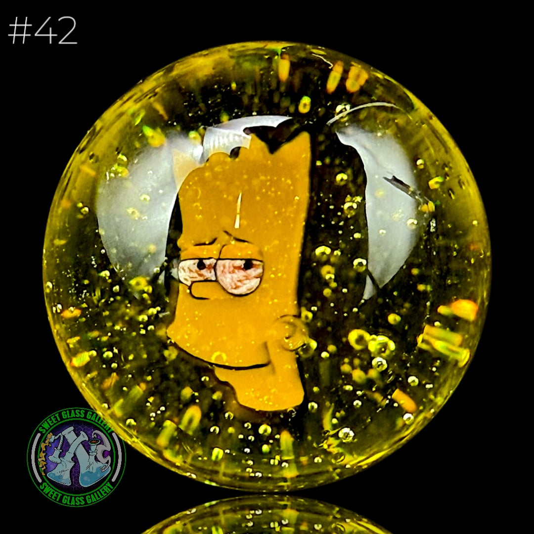 Keys Glass - Marble #42 (Bart - The Simpsons)