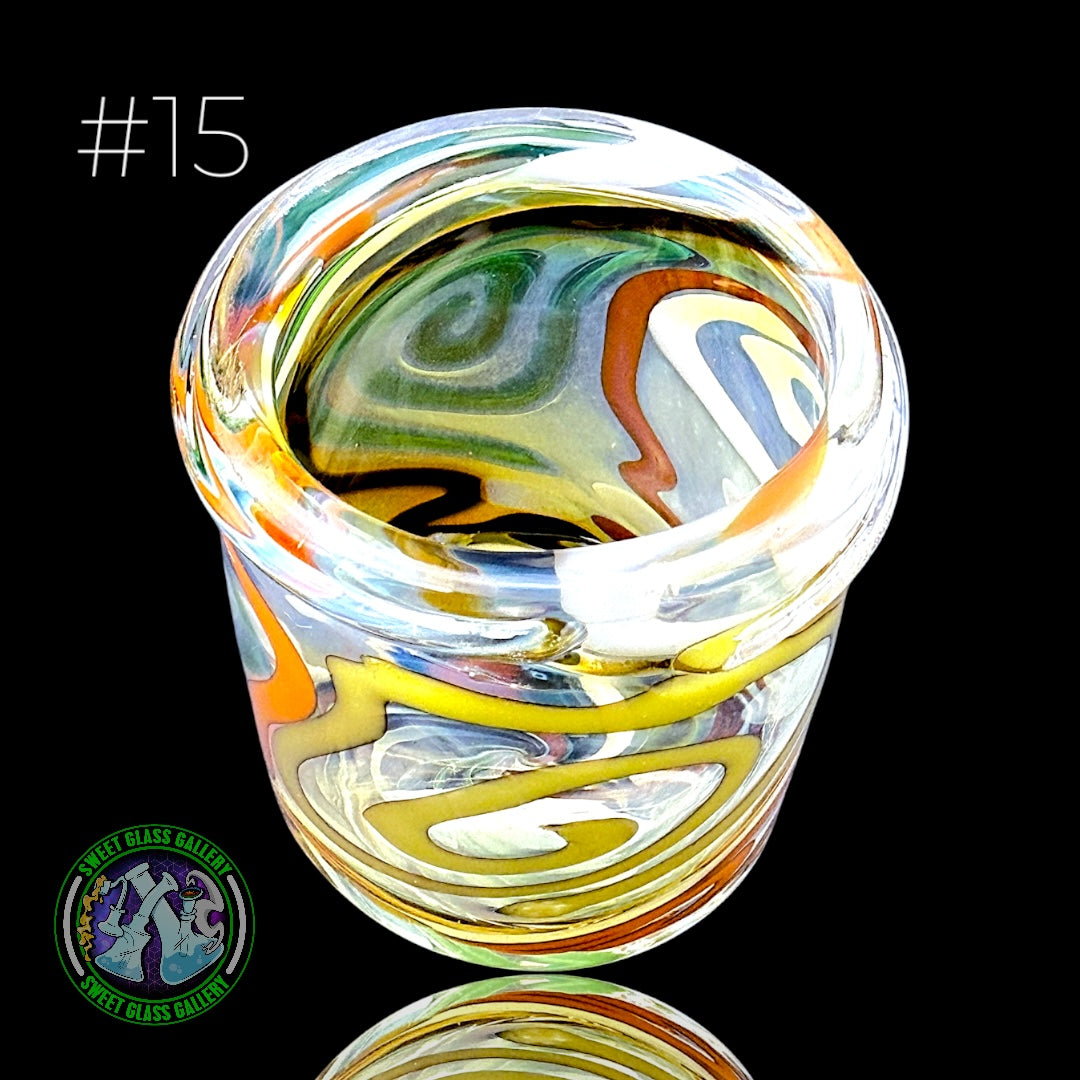 Ben’s Glass Art - Baller Jar #15 - X-Large Inside Out Tech