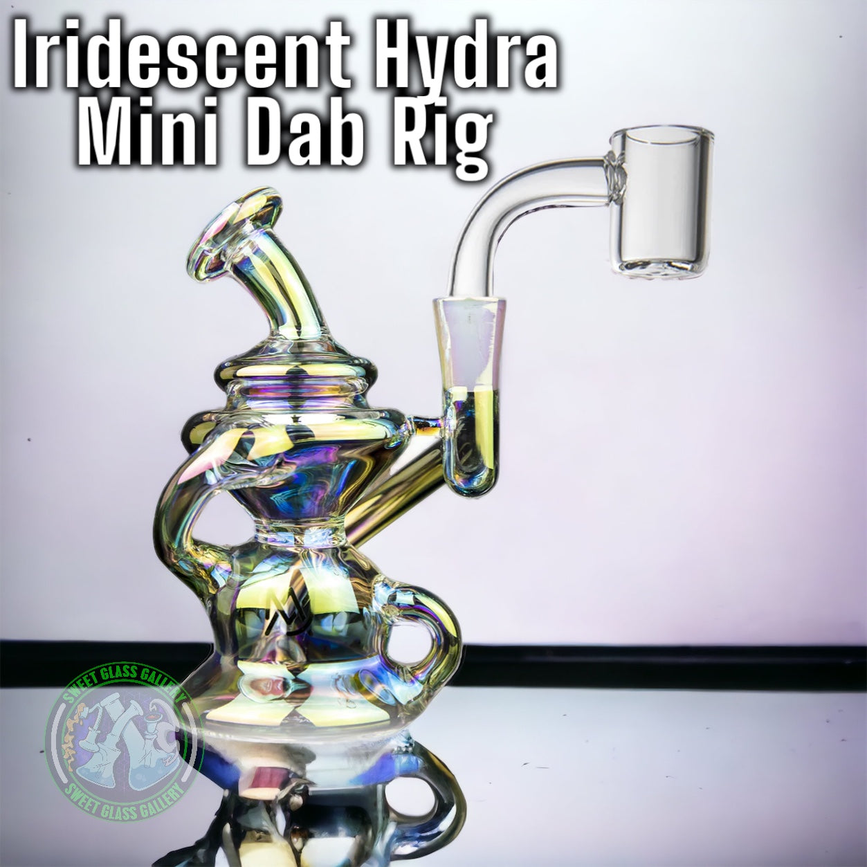 MJ Arsenal - Hydra Mini Dab Rig - Iridescent