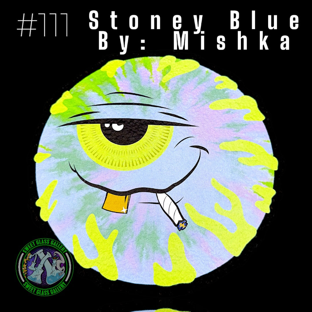 Moodmats - Dab Mat #111 - Stoney Blue By: Mishka