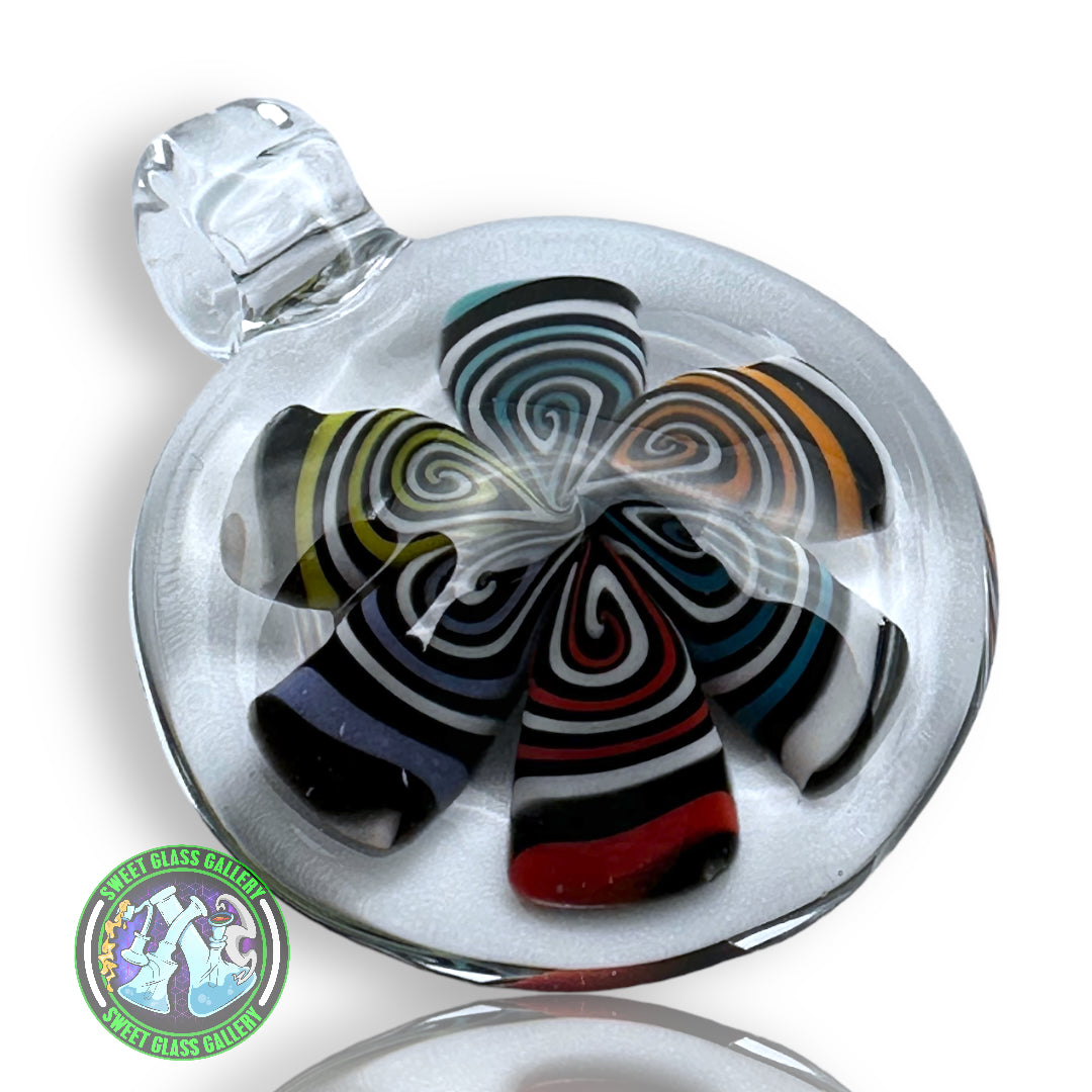 Chunk Glass - Thumb Print Pendant