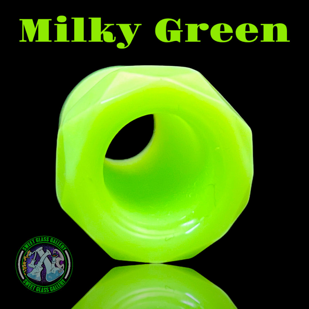 Kovacs Glass - 14mm to 10mm Faceted Adapter/Reducer