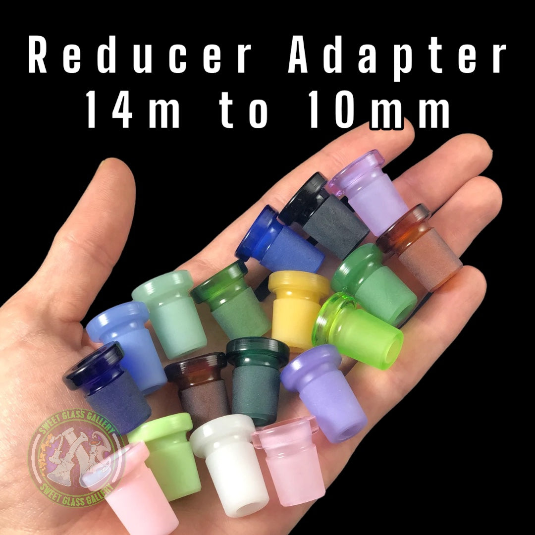 Kovacs Glass - 14mm to 10mm Faceted Adapter/Reducer