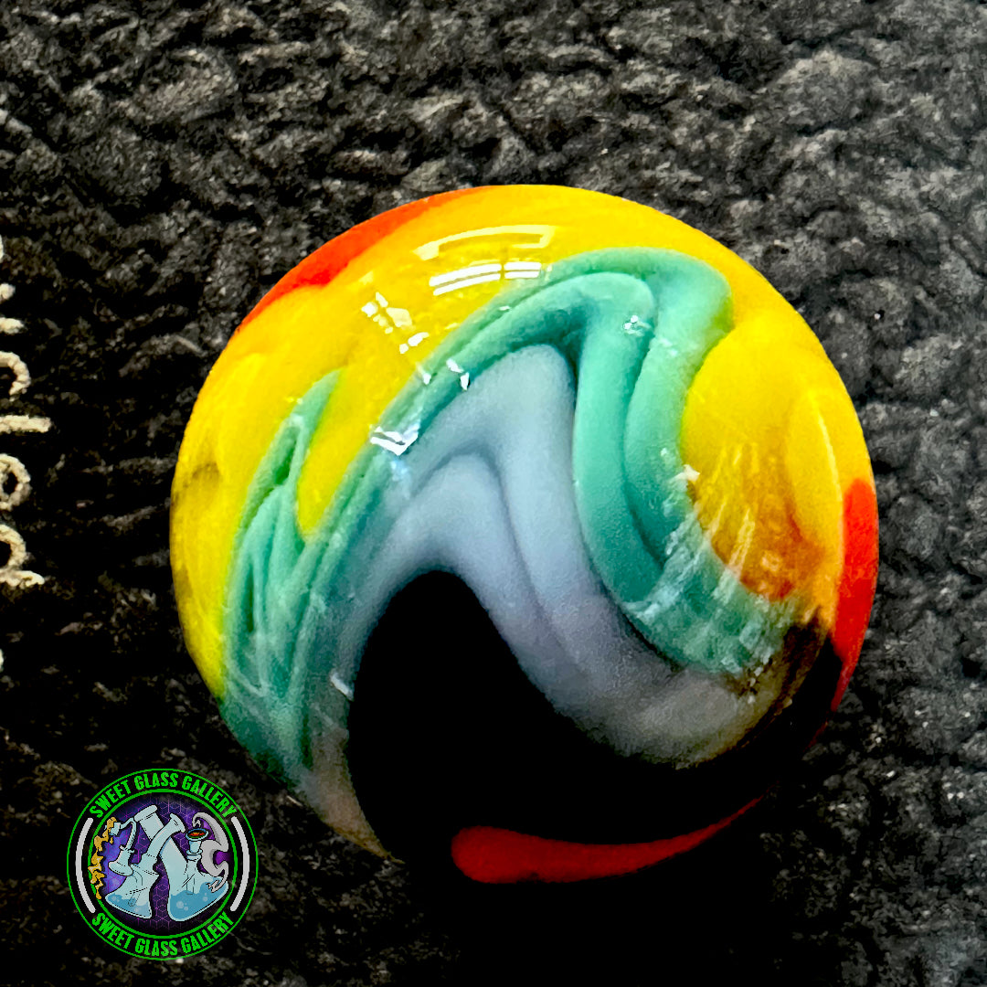 Andy Melts - Line-Worked Marble 22mm #1