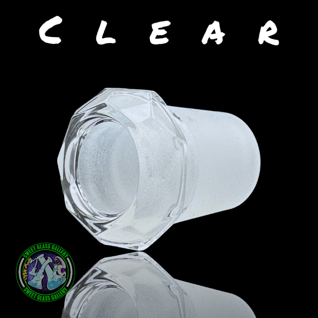 Kovacs Glass - 14mm to 10mm Faceted Adapter/Reducer