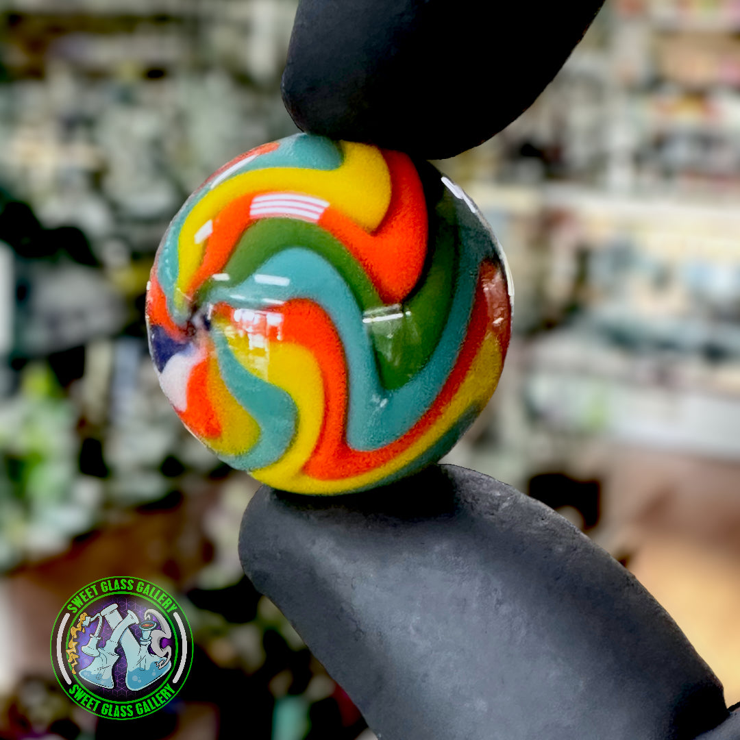 Andy Melts - Line-Worked Marble 22mm #3