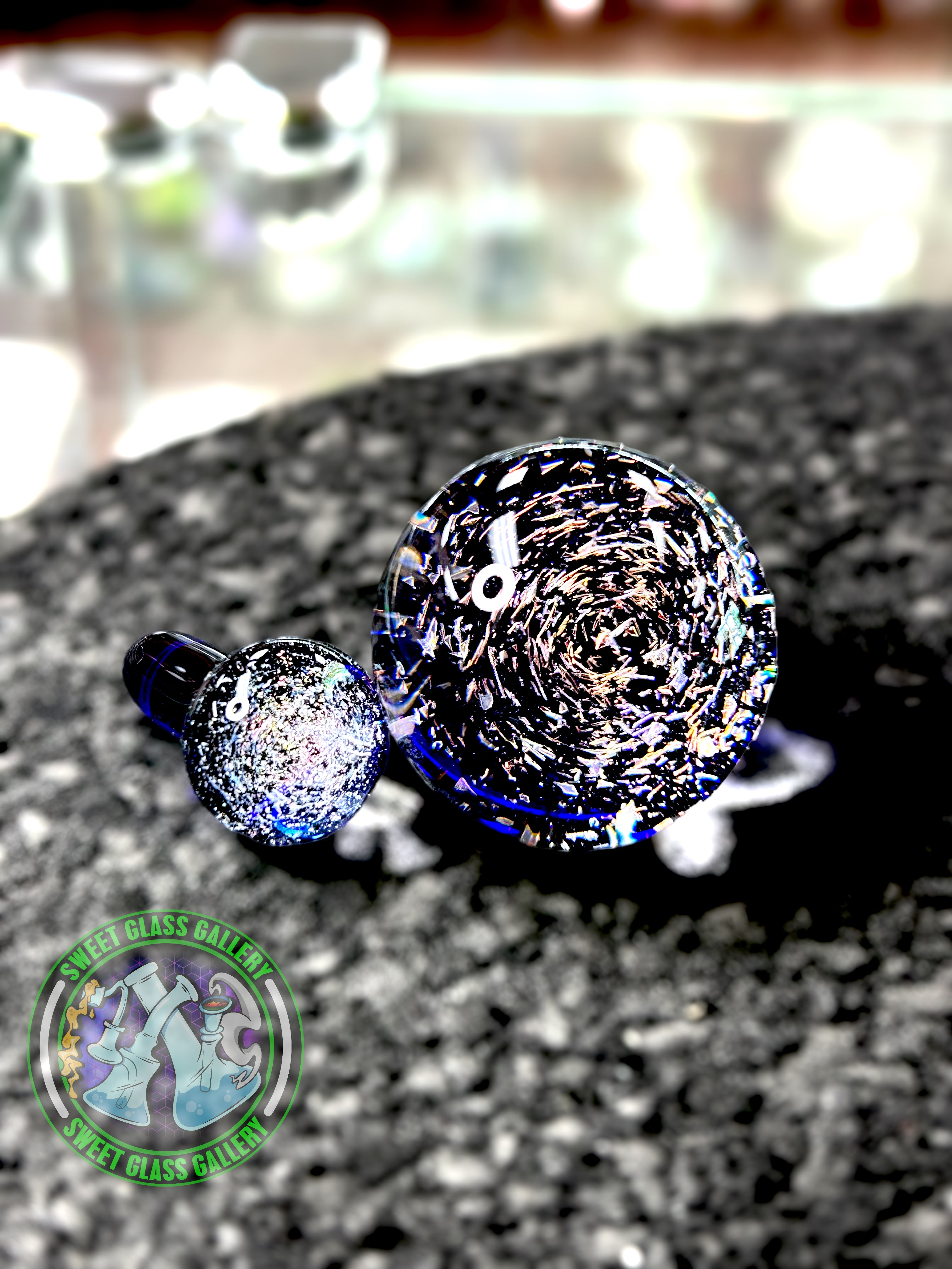 Andy Melts - Dichro Hanging Pillar Marble Set