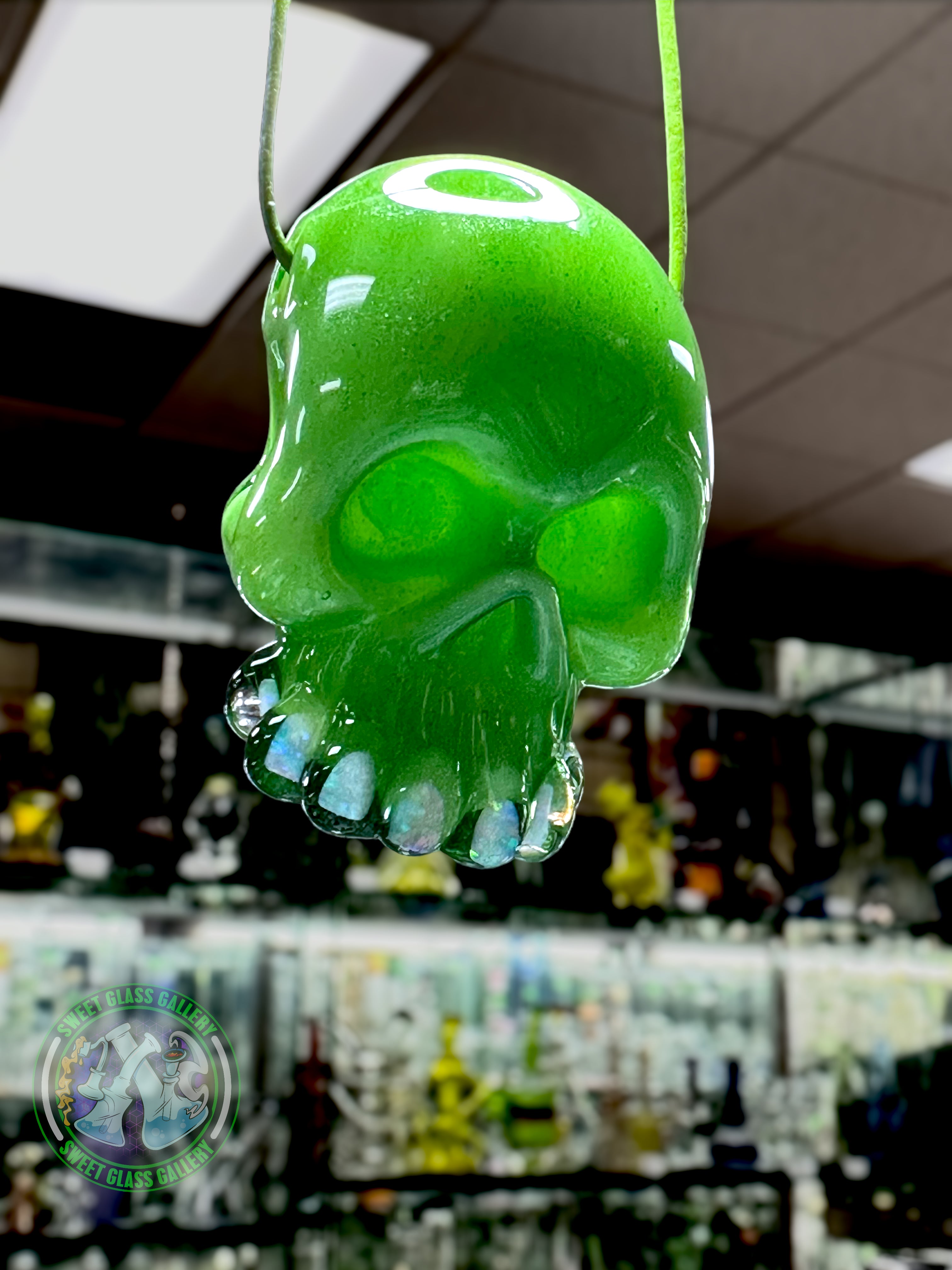 Carsten Glass - Skull Pendant