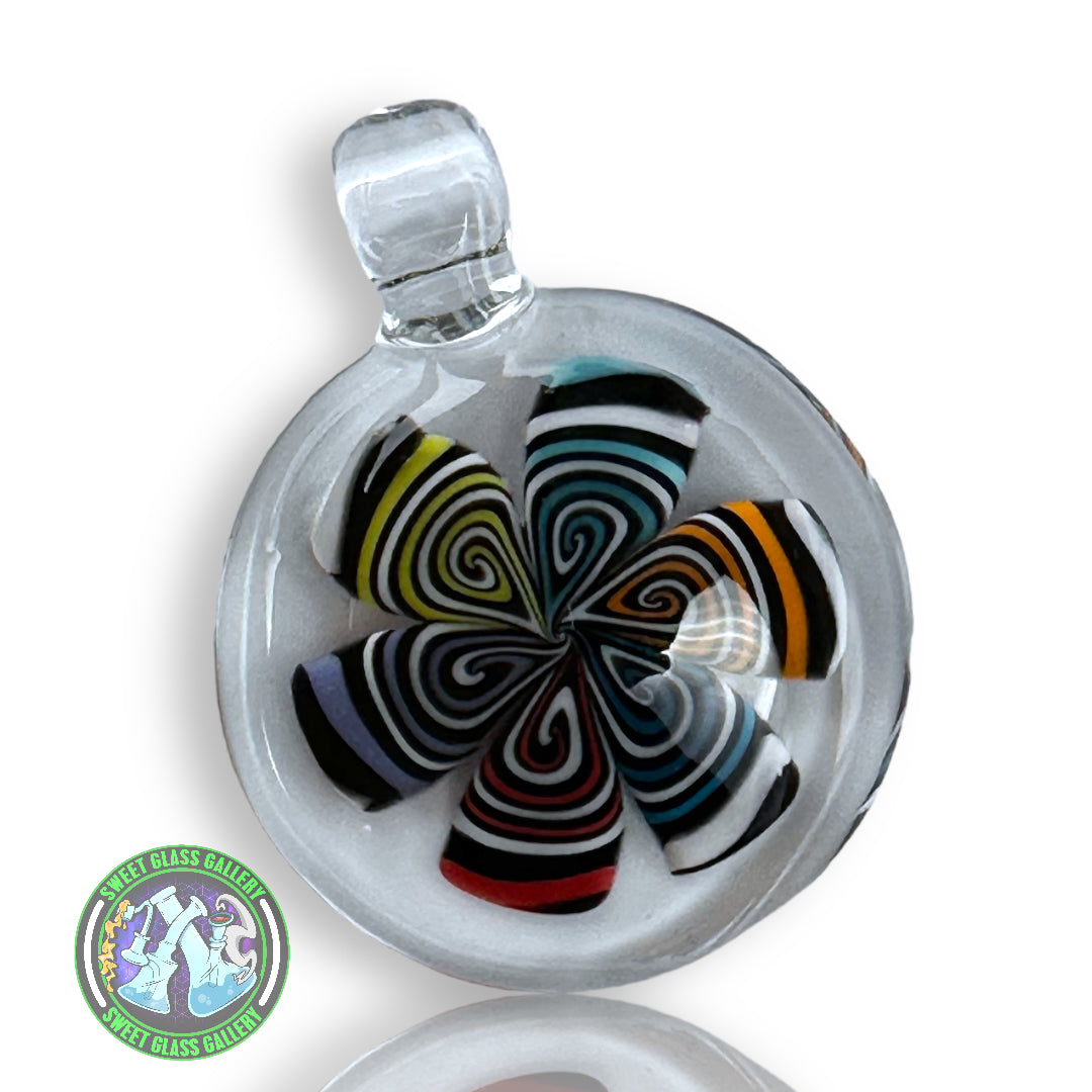 Chunk Glass - Thumb Print Pendant
