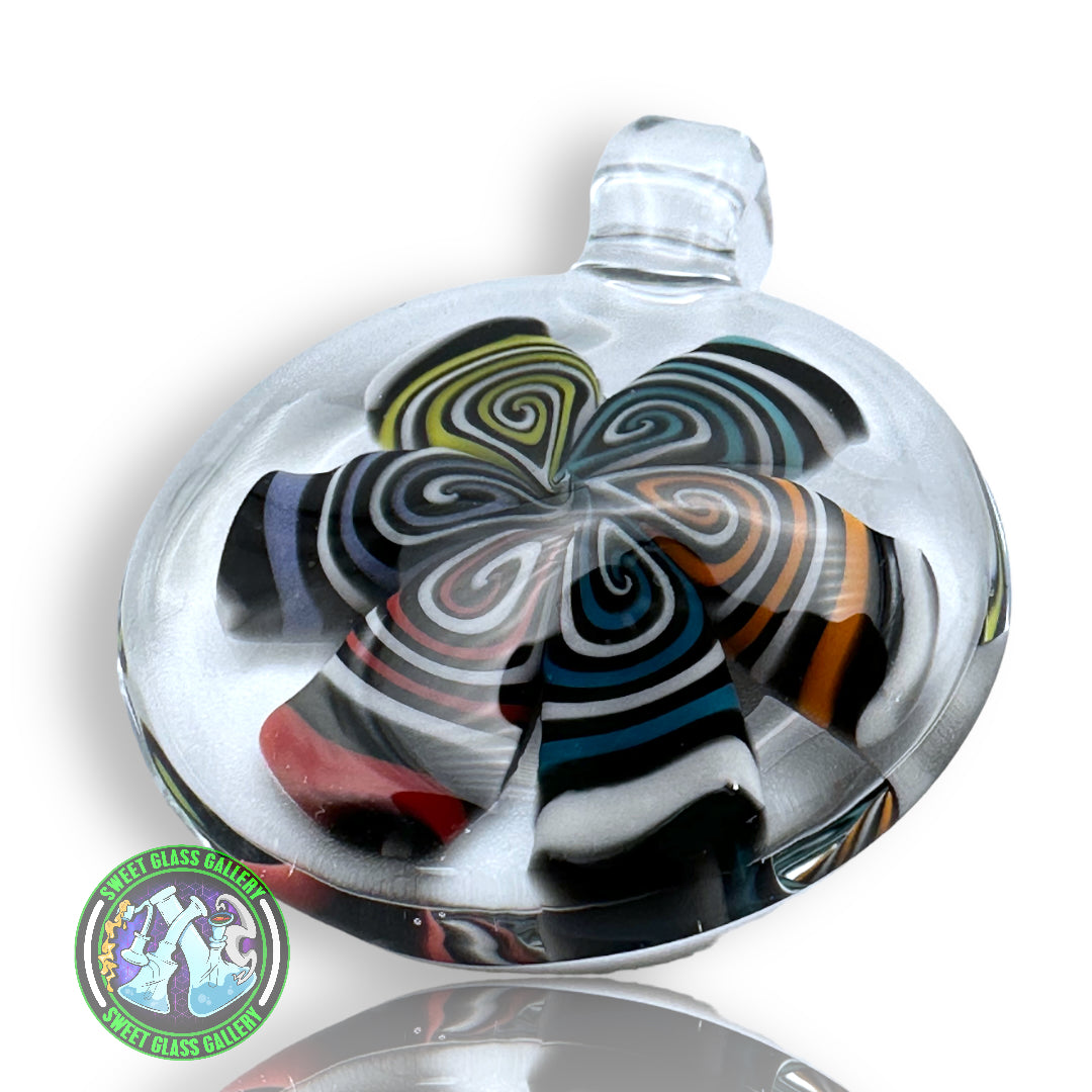 Chunk Glass - Thumb Print Pendant