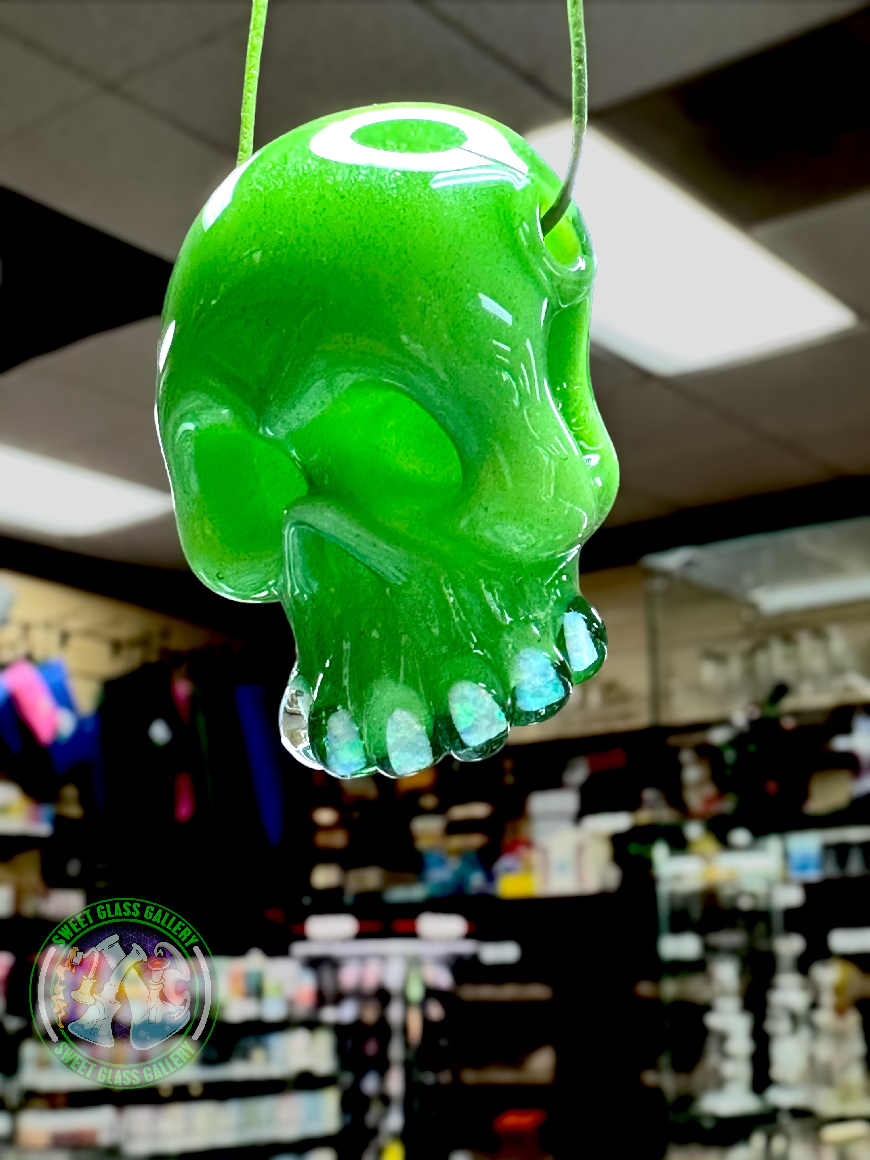 Carsten Glass - Skull Pendant