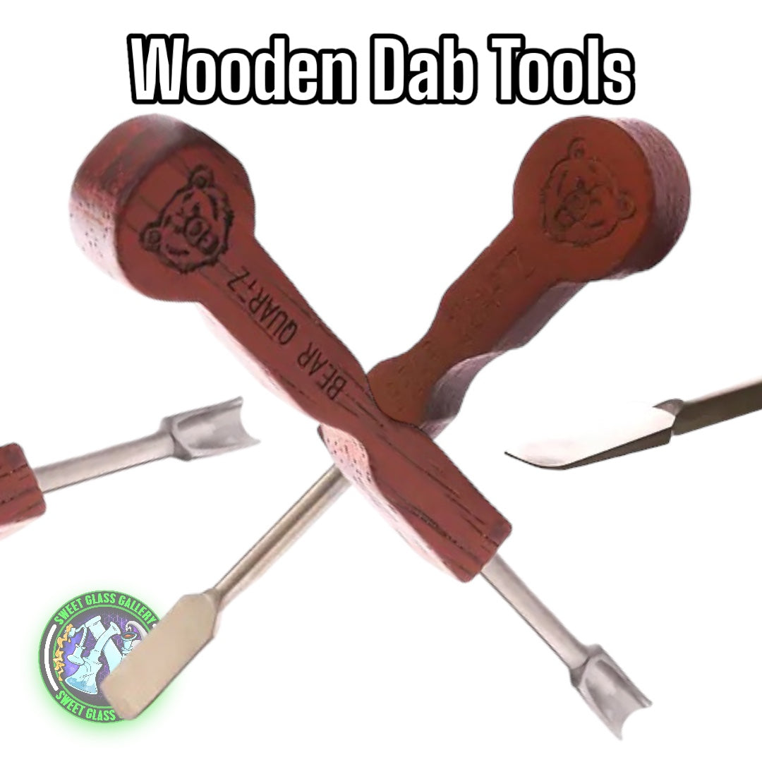 Bear Quartz - Wooden Dab Tools