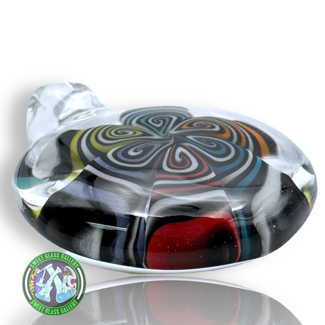 Chunk Glass - Thumb Print Pendant