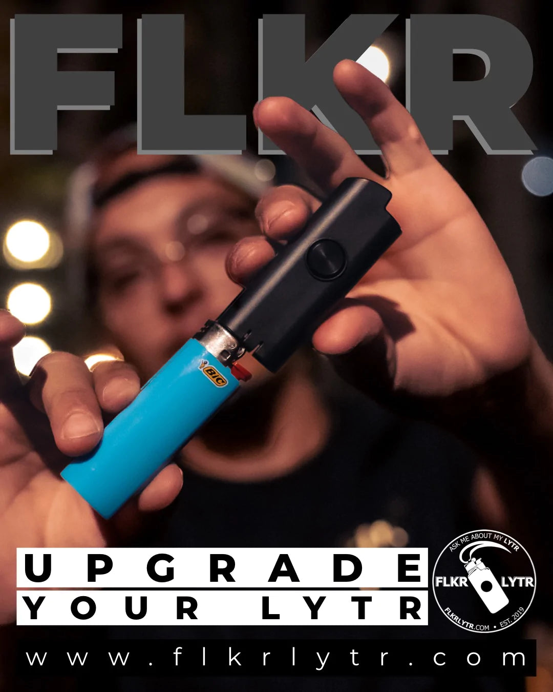 FLKR LYTR - Fidget Spinner Lighter Holder
