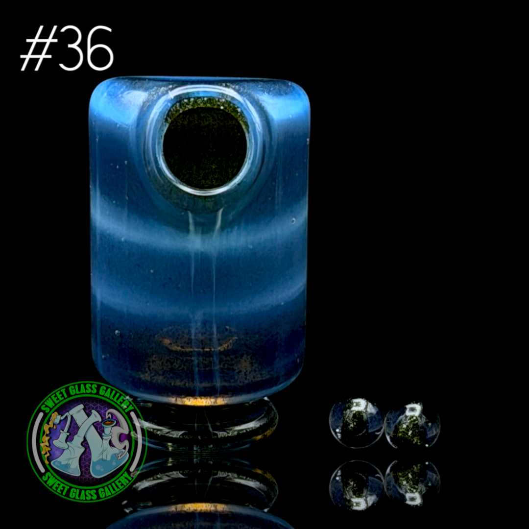 Kizmit Glass - Puffco Pivot Top #36 - Opal Jackpot