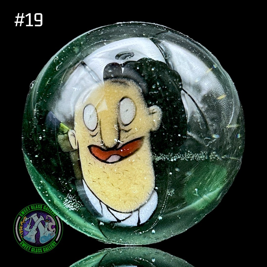 Keys Glass - Marble #19 - Teddy Bob’s Burger