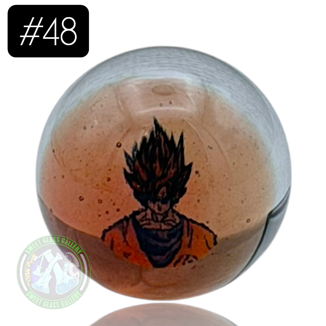 Keys Glass - Marble #48 (Goku - Dragonball Z)
