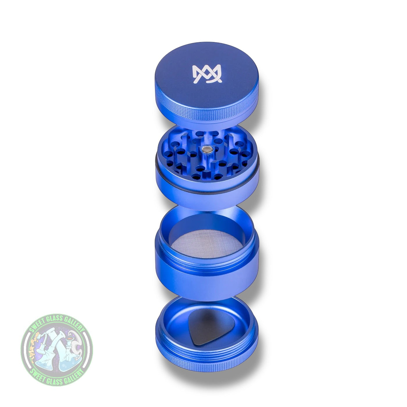 MJ Arsenal - 4 Piece Grinder - Blue