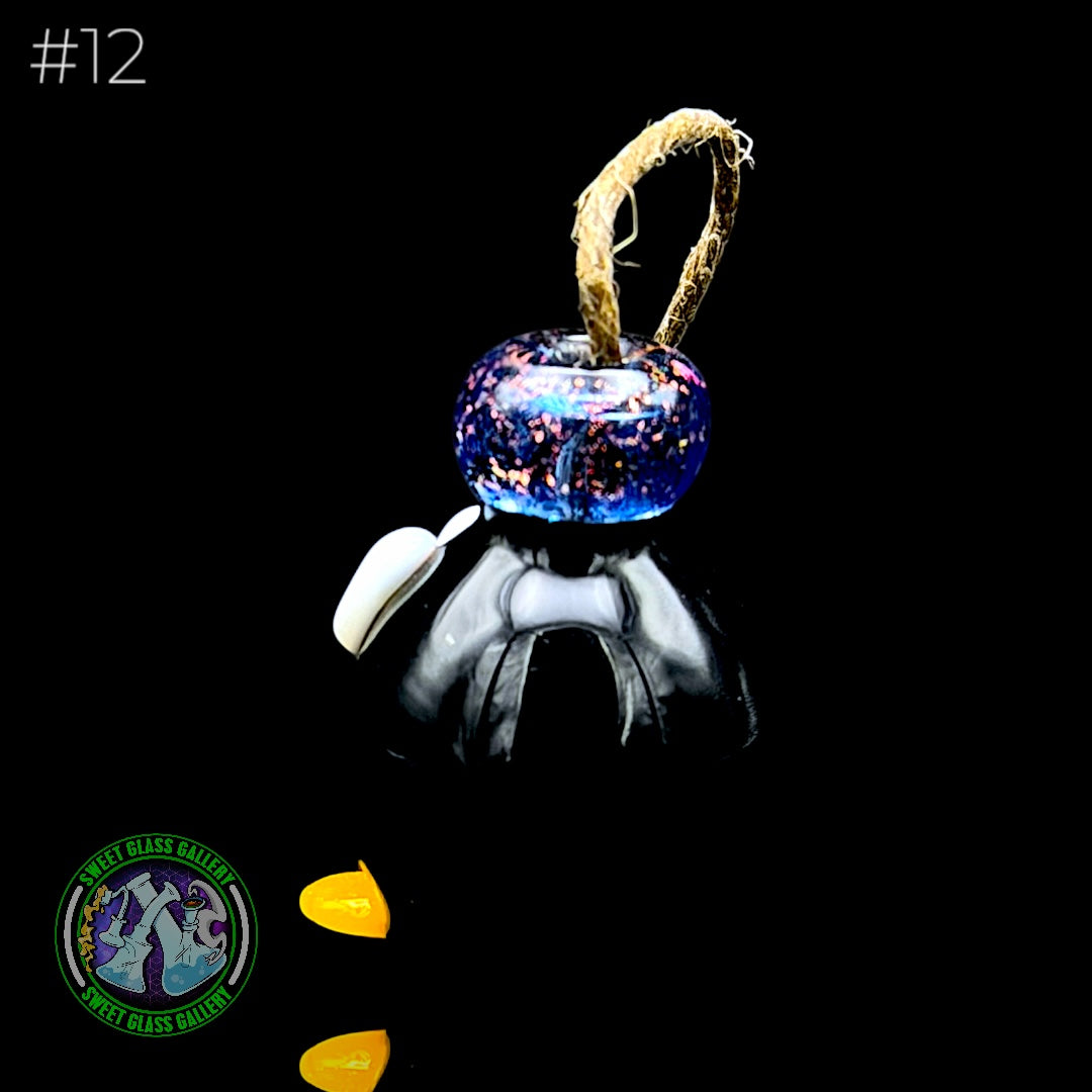 Sandberg Glass - Bob-omb - Hemp Wick Holder #12