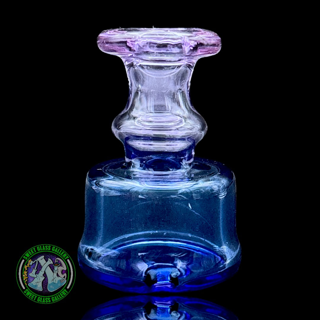 Evol Glass - Puffco Dry Attachment - Transparent Purple/Blue