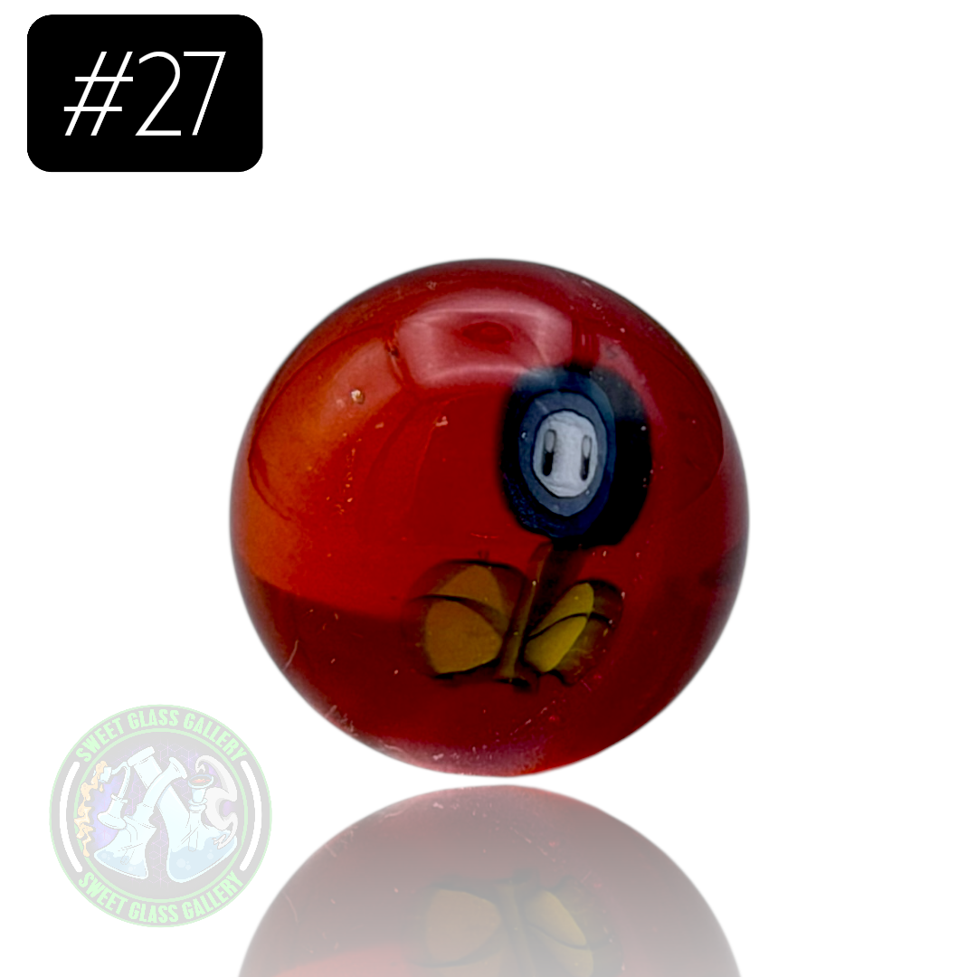 Keys Glass - Marble #27 (Mario - Ice Flower)