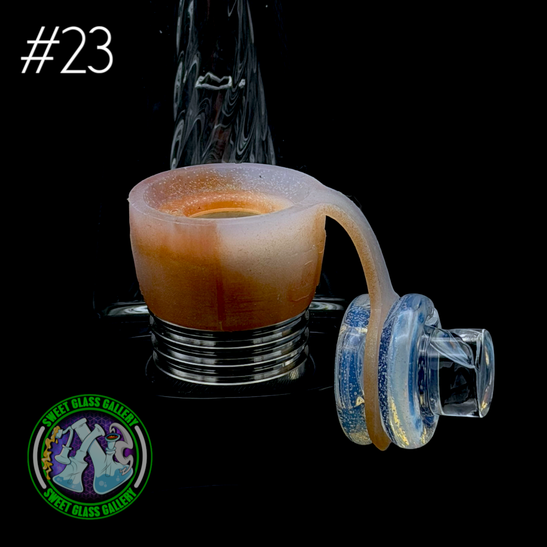 One Trick Pony - Rockulus Tether #23 - Puffco Peak Pro 3DXL - Peach/Pearl