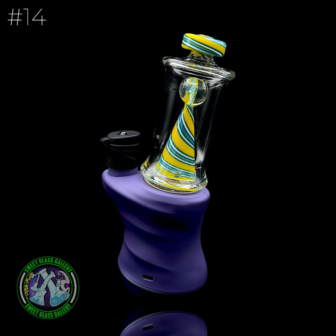 Toxic Glass - Focus V Carta Attachment #14 - Wigwag Blue, Yellow & White